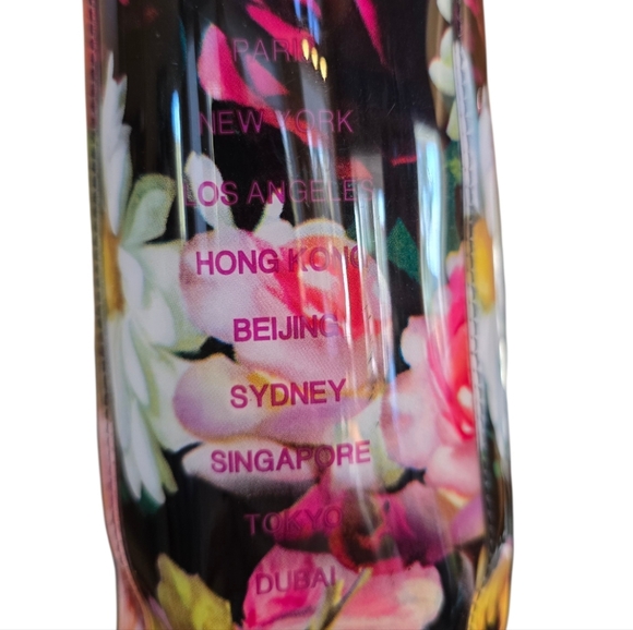 Ted Baker London Oicon Oil Painting Black Floral Multicolor Vinyl Tote Bag - Picture 10 of 12